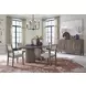 Kavanaugh Weathered Kona Brown 72" Extendable Oval Dining Table