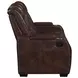 Chester Brown 85" Reclining Sofa with USB Charging and LED