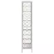 Eave Uplifting White Etagere with 4 Shelves