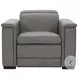 Lioni Mocha Power Motion Chair with USB Charging