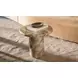 Frida Brown Outdoor Round Side Table