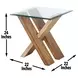 Tasha Brown Square End Table