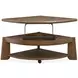 Tanner Tawny Brown Free Form Lift Top Cocktail Table