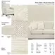 Vibrant Vision Oatmeal Upholstered Chair and A Half with Pillows