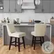 Charlie Beige Counter Height Stool Set Of 2