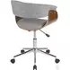Vintage Chrome Mod Office Chair