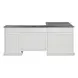 Roanoke White L-Shaped Desk