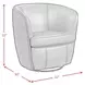 Zenith Tan Upholstered Swivel Chair