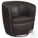 Zenith Brown Swivel Accent Chair