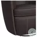 Zenith Brown Swivel Accent Chair
