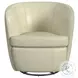 Zenith Cream Swivel Accent Chair