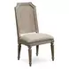 Arch Salvage Mills Brown Upholstered Dining Side Chair Set of 2