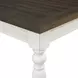 Joanna Brown and Cream 42" Rectangular Kids Dining Table