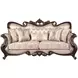 Constantine Beige Living Room Set with Nailhead Trim