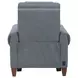 Conrad Blue Dusk High Leg Power Recliner with USB Charging