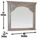 Highland Brown 8 Drawer Dresser and Mirror