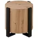 Darcie Brown Round Ocassional Table