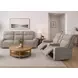Traxton Jasper Taupe 79" Zero Gravity Triple Power Reclining Loveseat with Tilt Console and USB Charging