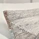Performance Savanna Gray and Beige Square Accent Pillow Set of 2