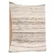 Performance Plateau Sand and Beige Square Accent Pillow Set of 2