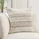 Performance Plateau Sand and Beige Square Accent Pillow Set of 2