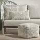 Shades Vico Ivory Square Accent Pillow Set of 2