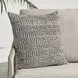 Shades Vico Gray Square Accent Pillow Set of 2