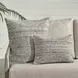 Shades Ford Gray Square Accent Pillow Set of 2