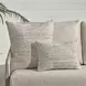 Shades Ford Ivory Square Accent Pillow Set of 2