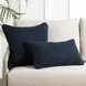 Prism Navy Blue Rectangular Accent Pillow Set of 2