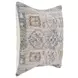 Performance Lukens Gray and Brown Square Accent Pillow Set of 2