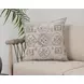 Performance Lukens Gray and Brown Square Accent Pillow Set of 2
