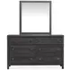 Meadowrise Raisin Black Panel Bedroom Set