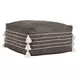 Poufs Ezekiel Vegan Leather Hickory Square Accent Pouf