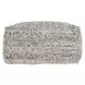 Performance Tundra Gray and Beige Square Outdoor Pouf