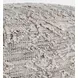 Performance Tundra Gray and Beige Square Outdoor Pouf