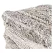 Performance Fallon Gray and Beige Square Outdoor Pouf