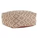 Poufs Volt Terracotta and Ivory Square Accent Pouf