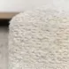 Poufs Sinclair Ivory Square Accent Pouf