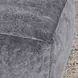 Poufs Heirloom Velvet Stone Gray Square Accent Pouf