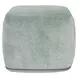Poufs Heirloom Velvet Bay Green Square Accent Pouf
