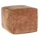 Poufs Heirloom Velvet Hazel Square Accent Pouf