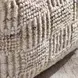 Shades Performance Vico Caramel and Beige Square Outdoor Pouf