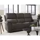 Eldridge Steamboat Brown Leather 86" Zero Gravity Power Reclining Sofa with USB Charging