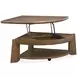 Tanner Tawny Brown Free Form Lift Top Cocktail Table
