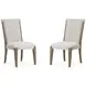 Foxrun Hollow Sierra Brown and White Rectangular Dining Room Set