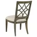 Savona Versaille Painted Upholstered Genieve Side Chair Set of 2