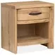 Laramie Honey Wheat 1 Drawer Open Nightstand with USB Charging