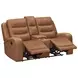 Napa Wrangler Clay Leather Triple Reclining Living Room Set