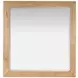 Brookstone Rustic Caramel 6 Drawer Dresser with Square Mirror